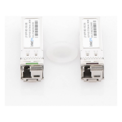 Transceptores Ópticos Bidireccionales SFP+ (Mini-Gbic) / Monomodo 1270 & 1330 nm / 10 Gbps / 10GBASE-BX / Conector LC/UPC Simplex / DDM / Hasta 5 km