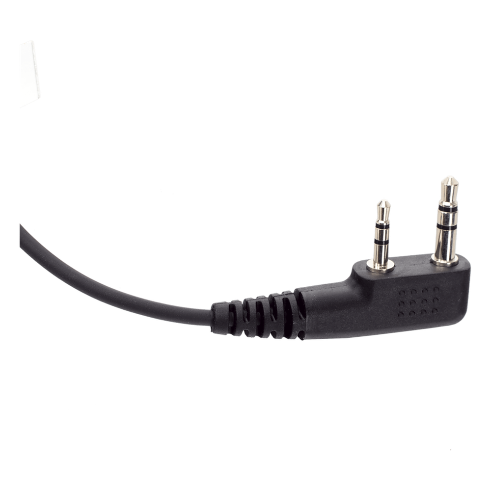Micrófono - audífono de gancho ajustable al oído con conector de dos pines para KENWOOD Y TXPRO