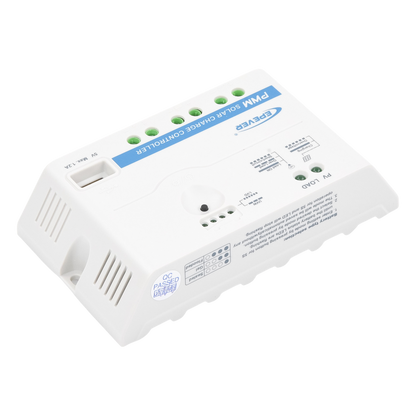Controlador Solar PWM 12/24 V 20 A, Salida USB