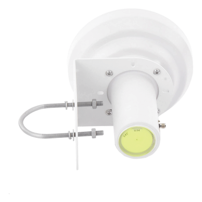 Antena Tipo Horn de 45 °, 15 dBi, 4.9 - 7GHz, Ideal para ambientes de alto ruido, Tipo de conector RPSMA, con montaje y jumpers incluidos