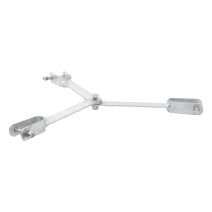 Brida para sujeción de retenida compatible con tramos STZ30G, Galvanizado por Inmersión en Caliente.