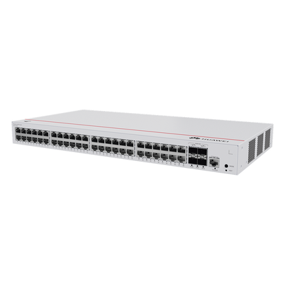 Switch de Acceso Gigabit Administrable PoE Capa 2 / 48 puertos 10/100/1000 Mbps (PoE) / 4 Puertos 10GE SFP+ Uplink / ERPS / IMGP Snooping / DHCP