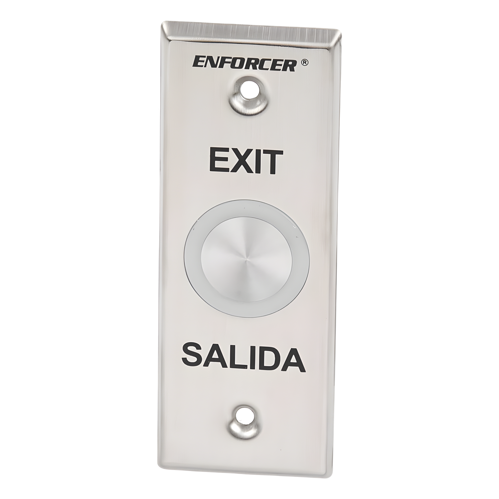 Botón de Salida con Aro Iluminado Color Verde y Rojo / IP65 / Buzzer / Función Toggle (Enclavado) / Temporizador / Relevador NC/NO/ Uso Exterior e