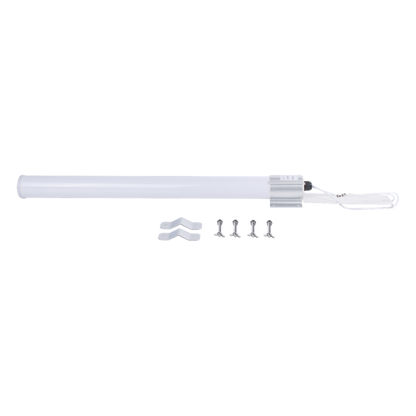 Antena Omnidireccional en 2.4 GHz, Rango de Frecuencias (2.3 - 2.5 GHz), Ganancia de 10 dBi, Doble Polaridad MIMO 2x2, Incluye Jumpers
