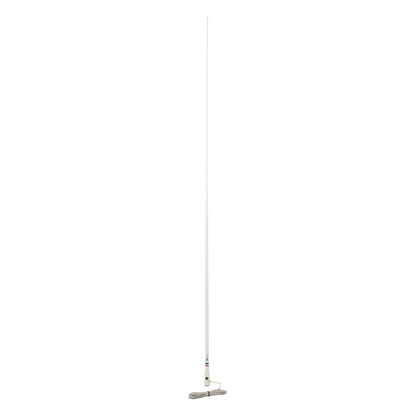 Antena Marina VHF / Fibra de Vidrio / 156-163 MHz / 6.5 dBi / Cable 10 m (32.8 ft) / PL-259 / Exterior IP67