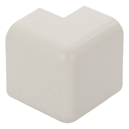 Esquinero exterior, para uso con canaleta LD10, material ABS, Color Blanco Mate