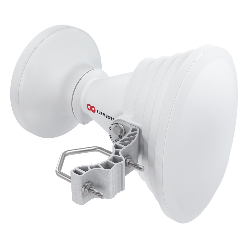 Antena Sectorial Asimétrica Starter Horn de 45º, 5150 - 5950 MHz, ganancia de 17 dBi, conexión directa con radios IS-5AC, PS-5AC y IS-M5, conexión