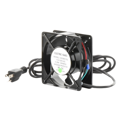 Ventilador 110 Vca de 12 x 12 cm con Cable y Clavija