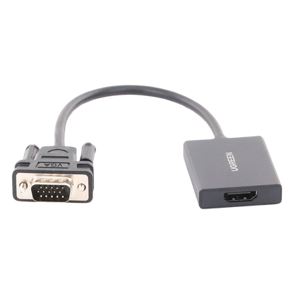 VGA Macho / Salida: HDMI Hembra / Resolución de 1080P@60Hz / Puerto Estéreo de 3.5 mm / Plug and Play, Sin Controlador / Longitud del Cable 15 cm