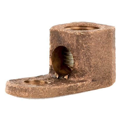 Terminal Tipo Lengüeta Recta de Cobre, Cal. 8 a 1/0 AWG, Orificio para perno de 5/16" (7.9mm)