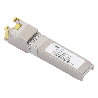 Transceptor Óptico SFP+ a RJ45 /10 Gbps / Conector RJ45 / 10GBASE-T / Distancia de hasta 30 m.