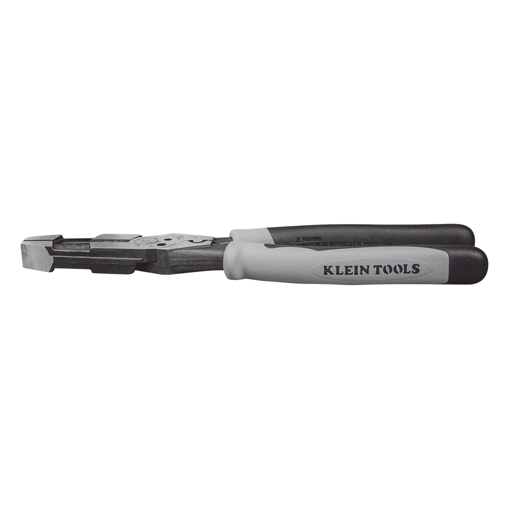 Pinza Híbrida con Ponchadora de 8". Pela Cable Sólido de 10-14 AWG y Cable Trenzado de 12-16 AWG