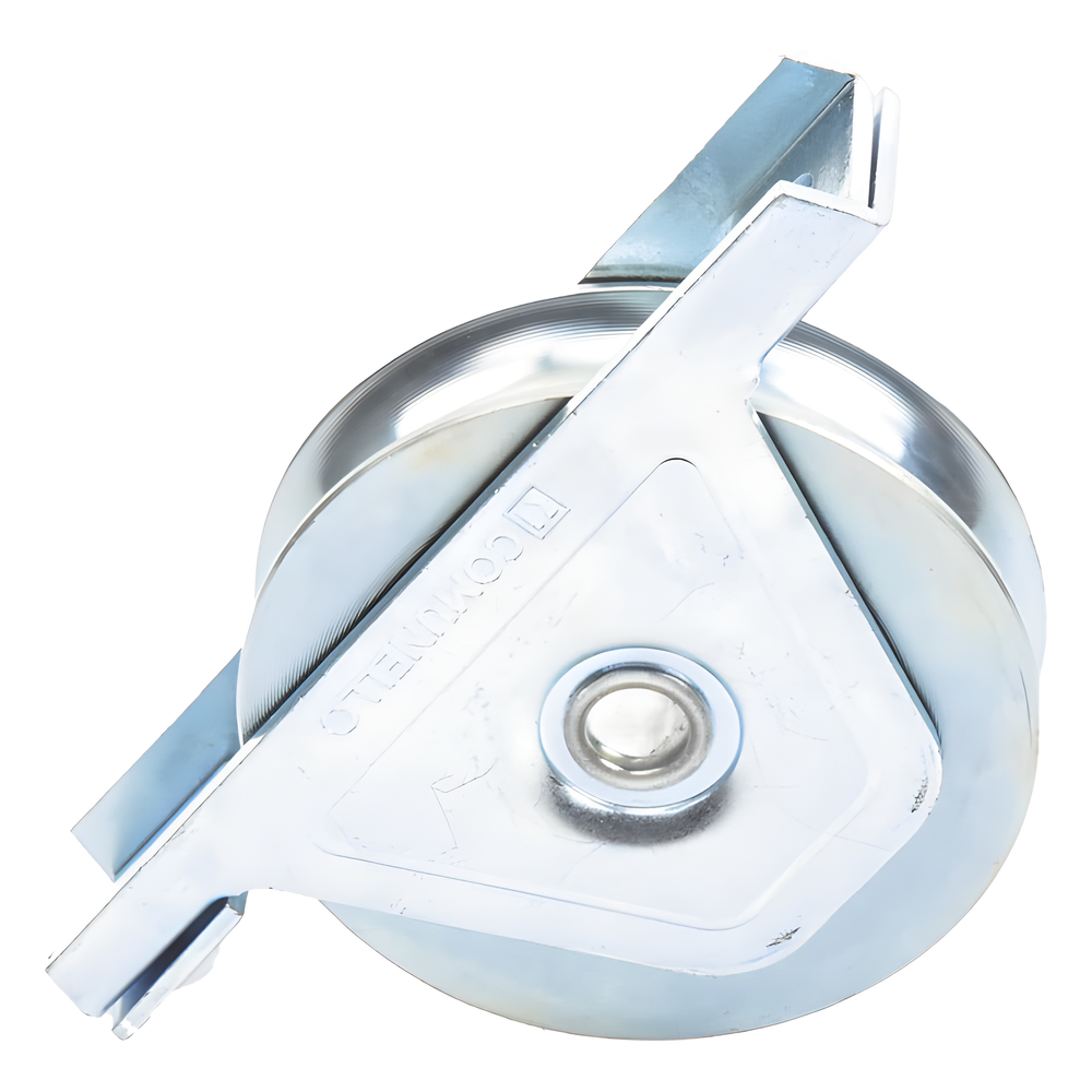338 - Rueda de 12 cm / Capacidad Para Puertas de Hasta 400 kg / Canal Tipo "U"