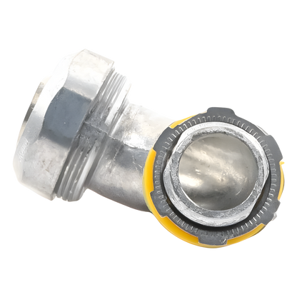 Conector Curvo para tubo tipo Liquidtight de 3/4" (19 mm). Compatible con ANC-COT34.