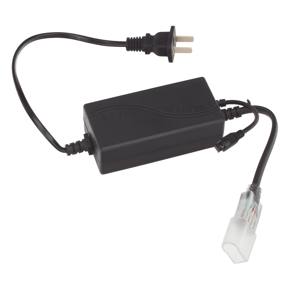 Adaptador de Corriente con Control de Funciones Remoto para Manguera Neón LED RGB JUML-5050-03.