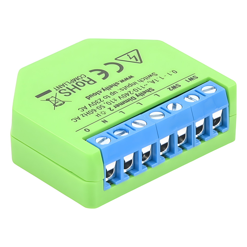 Relevador DIMMMER / Industrial y residencial inteligente / 16A / Soporta Google y Alexa / Nube P2P y local / Ideal para atenuar iluminación.