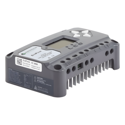 Controlador solar 12/24 Vcc de 30 Amp. Con pantalla de medición