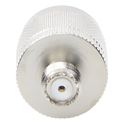 Adaptador en Línea, de Conector Mini UHF Hembra a N Macho, Níquel/ Oro/ Teflón