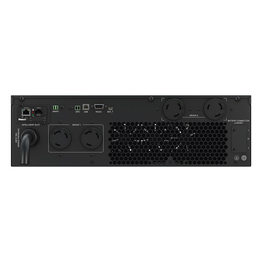 UPS SteadySine™ de 5000 VA/5000 W, Online Doble Conversión, Entrada 208/240 Vca NEMA L6-30P, Onda Senoidal Pura, 6 UR, Con 4 Tomas NEMA L6-30R