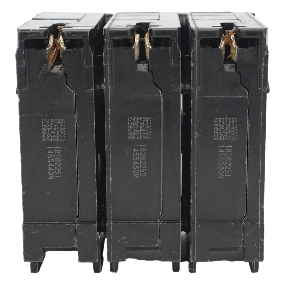Interruptor automático enchufable tipo QP 3 polos, 40 amp