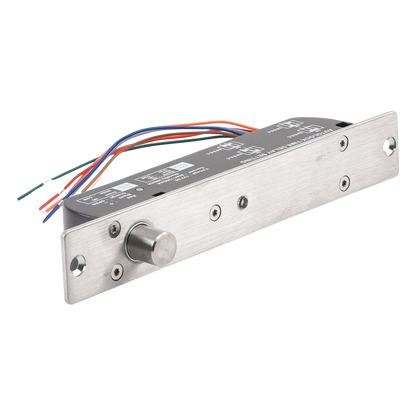 Cerradura de Perno 2000 kg de Sujeción / Cerrada en Caso de Falla (Fail Secure) /Temporizador y Sensor de Puerta