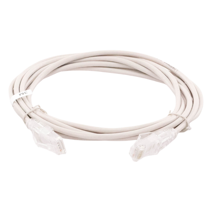 Cable de Parcheo Slim UTP Cat6A - 3 Metros (9.84 Pies) Gris, Diámetro Reducido (28 AWG)