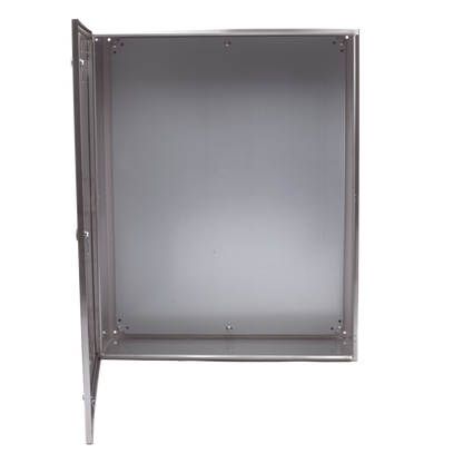 Gabinete de Acero Inoxidable IP66 Uso en Intemperie (800 x 1000 x 300 mm) con Placa Interna Galvanizada.