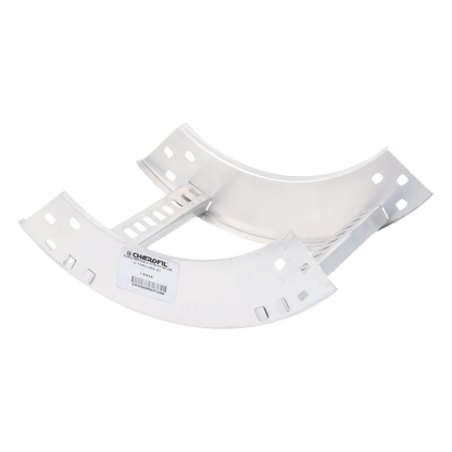Curva Vertical Interior de Aluminio de 90° Perfil Z / Peralte 3 1/4" / Ancho 12" / Radio 8" / Incluye Tornillería (CHVI90EZ314R8X12AK)