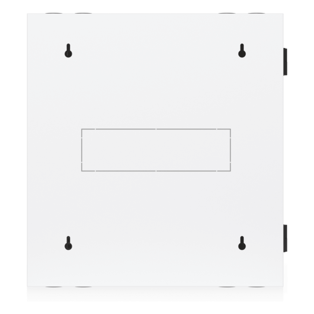 UACC Rack Cabinet 12U (600 x 703 mm) - Gabinete Cerrado para Montaje en Pared con Puerta Frontal de Vidrio Templado, Puerta Trasera Abatible