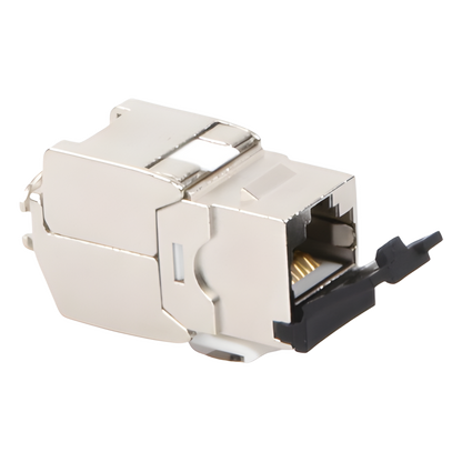 Módulo Jack STP Keystone Toolless (Sin Herramienta) CAT6A con Tapa