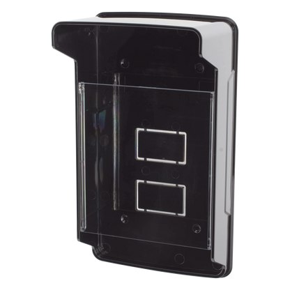 Carcasa Protectora Universal Color Negro con Tapadera de Acrílico / Medidas 245 × 143 × 83 mm / Compatible con Múltiples Modelos de Control de Acceso