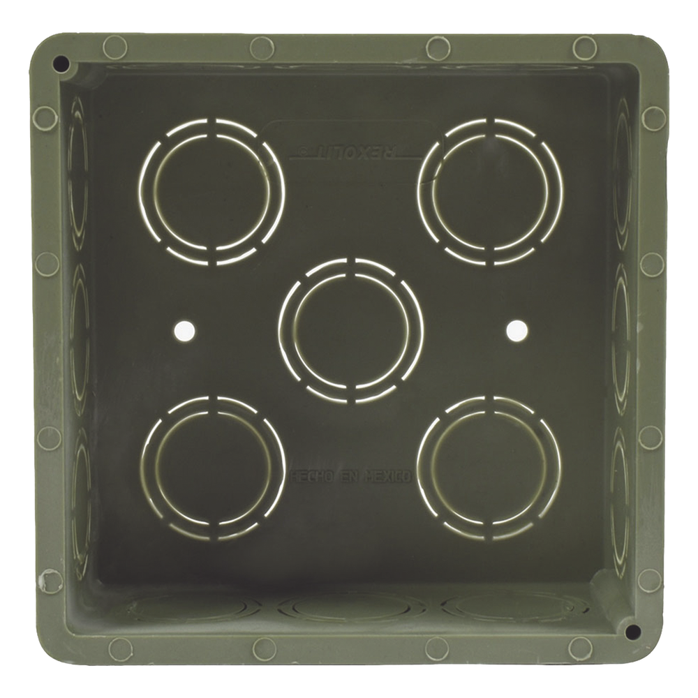Caja Cuadrada de 1/2" - 3/4" para PVC Conduti Pesado.