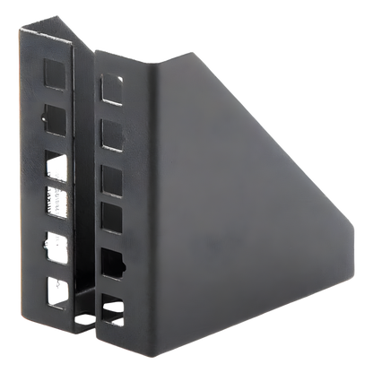 Par de Sujetadores para Instalación de Equipo Rackeable en Placa o Pared (hasta 2U), Puede soportar 10 Kg