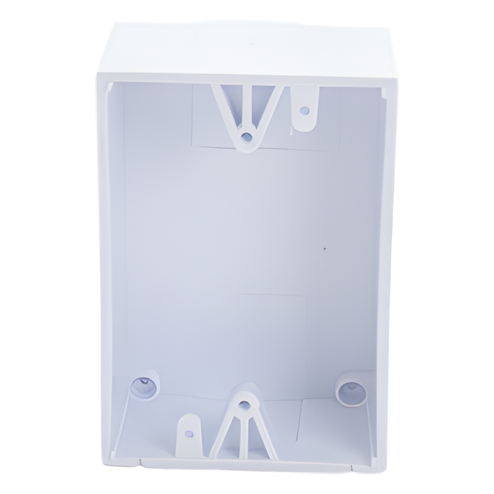Caja trasera de montaje color blanco para Estaciones de Parada STOPPER