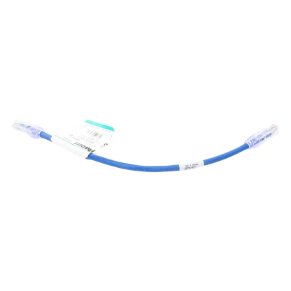 Cable de Parcheo UTP Categoría 6, con Plug Modular en Cada Extremo - 0.3 Metros (1 Pie) - Azul