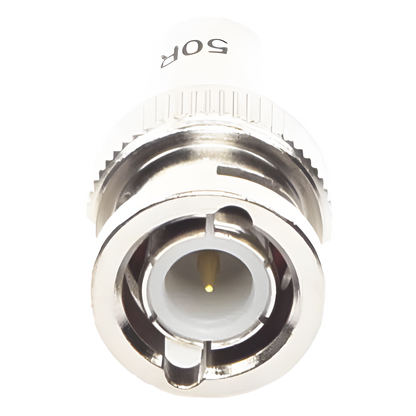 Carga Resistiva de 50 Ohm en BNC Macho, 1/2 Watt, CD-1.5 GHz.