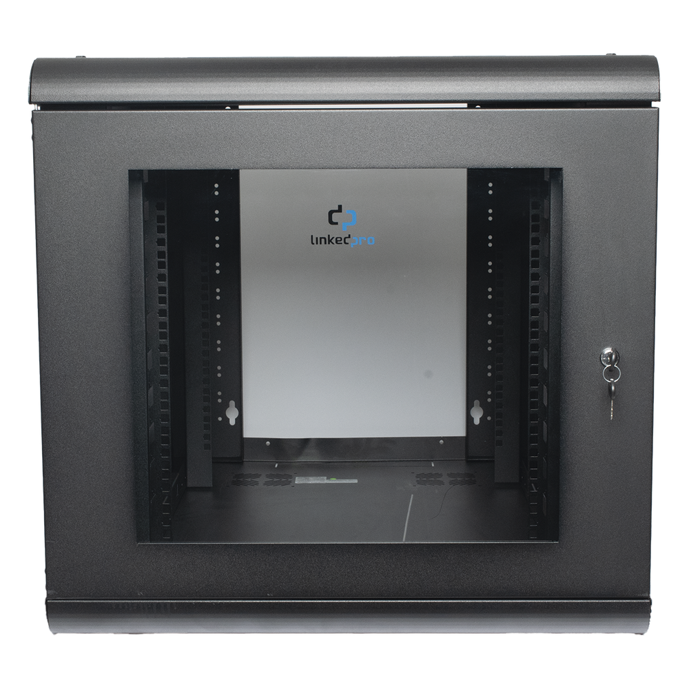 Gabinete de Pared 12U de 1027 mm de Profundidad: Máxima Profundidad y Protección en Acero Reforzado, Ideal para UPS y Servidores de 19"