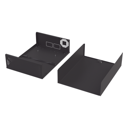 Gabinete Metálico para DVR/NVR con Chapa y llave.