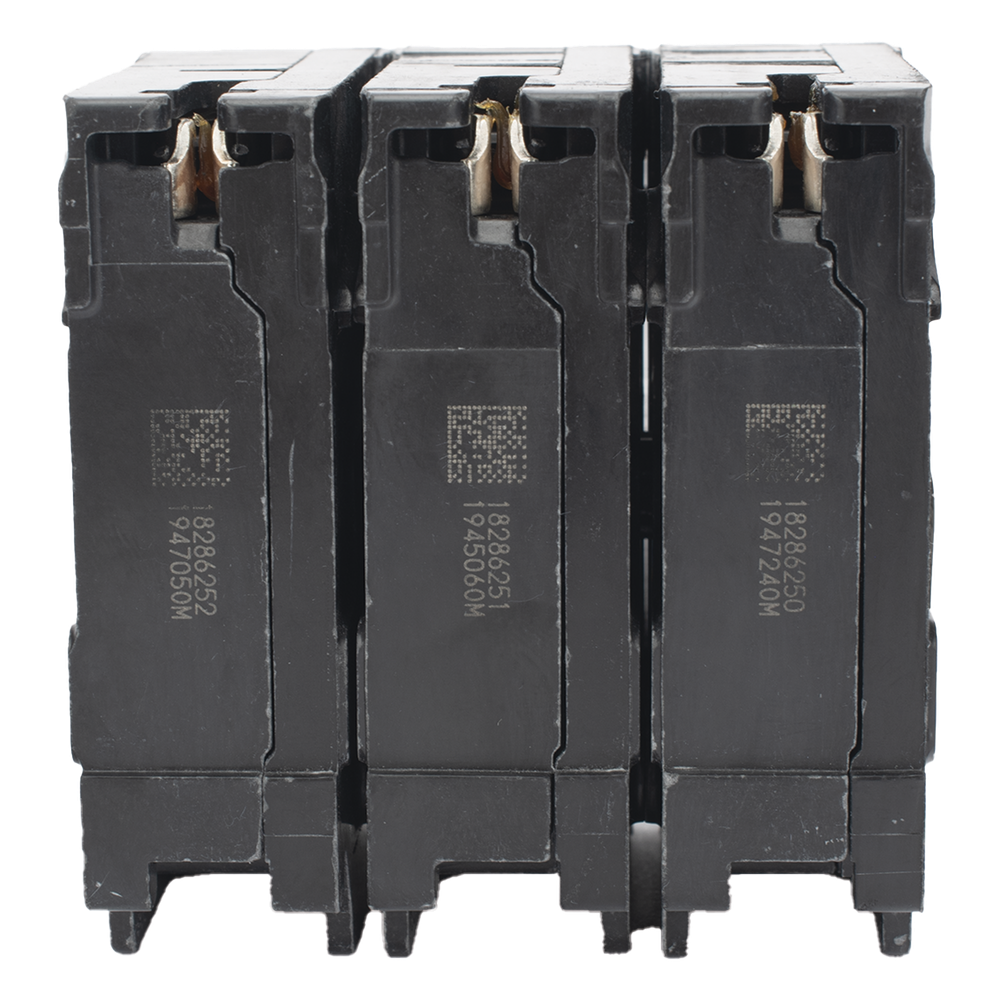 Interruptor automático enchufable tipo QP 3 polos, 100 amp.