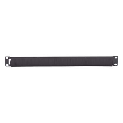Tapa Ciega para Rack de 19in, Tipo Cepillo de Nylon, para Paso de Cables y Mejor Manejo Térmico, Color Negro, 1UR