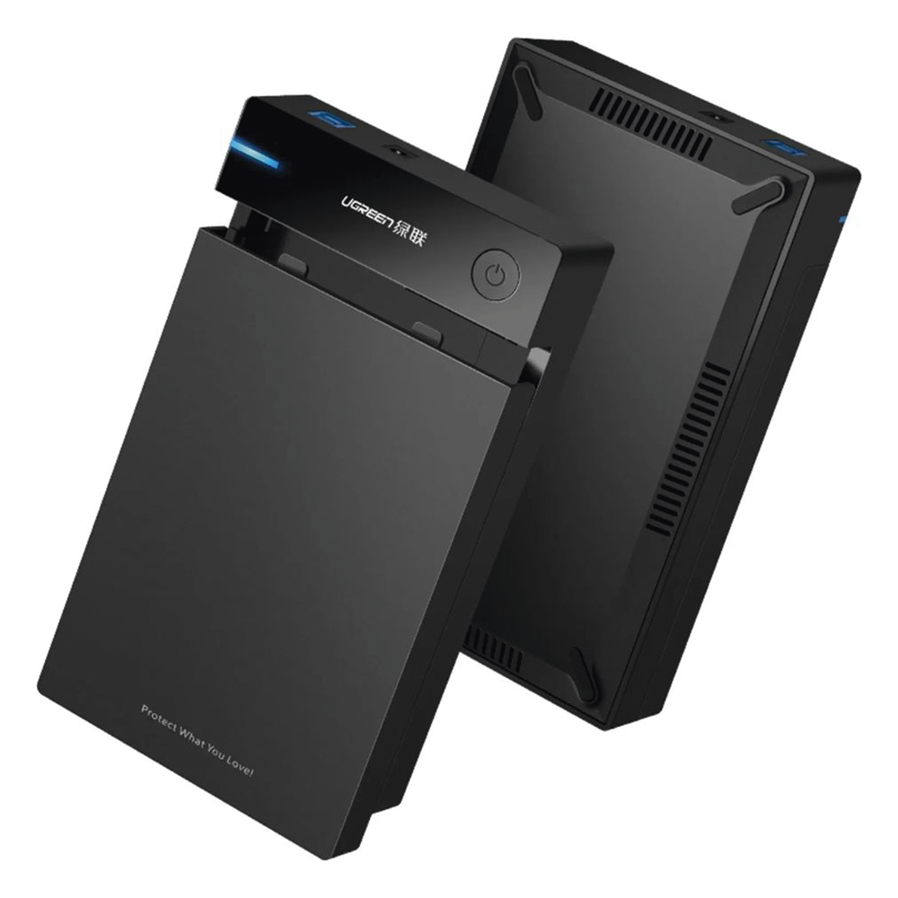 Carcasa de Disco Duro para 3.5" y 2.5" (Enclosure) | Con Cable USB 3.0 | Para HDD 3.5" / SSD 2.5" | SATA I/II/III | UASP | Hasta 16 TB | Compatible