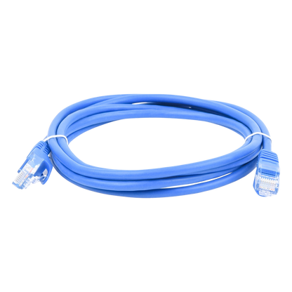 Cable de Parcheo UTP Cat5e - 2 Metros (6.56 Pies) - Azul