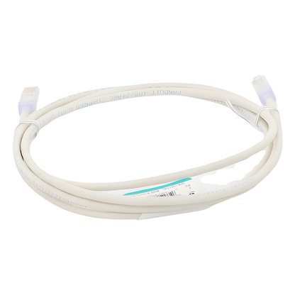 Cable de Parcheo UTP Categoría 6, con Plug Modular en Cada Extremo - 2 Metros (6.56 Pies) - Blanco Mate