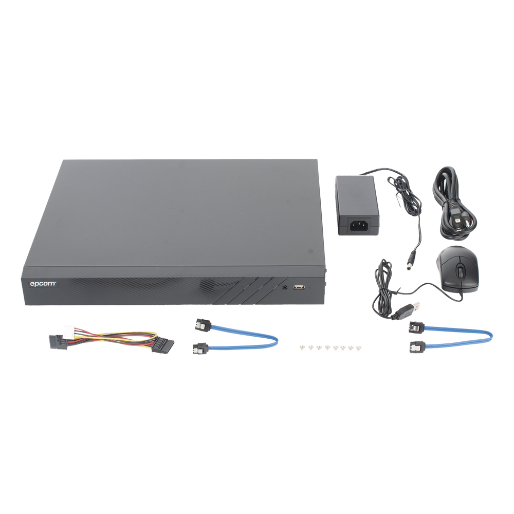 DVR 32 Canales TurboHD + 8 Canales IP / 5 Megapixel Lite - 3K Lite / Acusense (Evita Falsas Alarmas) / Audio Bidireccional / 2 Bahías de Disco Duro