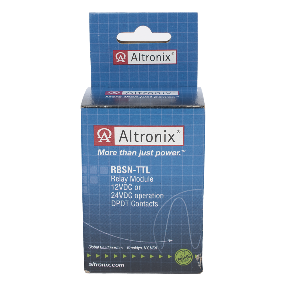 Relé Ultrasensible / Trigger 3-24VDC / Contactos DPDT 1A/120VAC o 2A/28VDC / Operación 12-24VDC / Para Sirenas y Paneles de Alarma