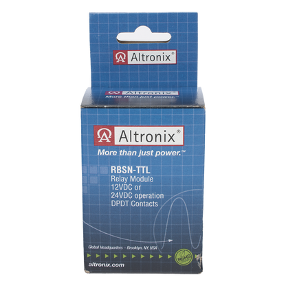 Relé Ultrasensible / Trigger 3-24VDC / Contactos DPDT 1A/120VAC o 2A/28VDC / Operación 12-24VDC / Para Sirenas y Paneles de Alarma