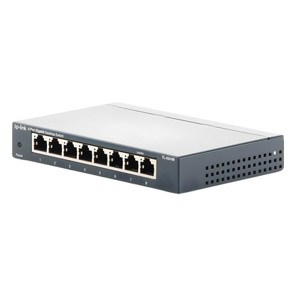 Switch Gigabit no administrable de 8 puertos 10/100/1000 Mbps
