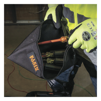 Estuche con cierre relámpago, portaherramientas de nylon Cordura de 31,8 cm.