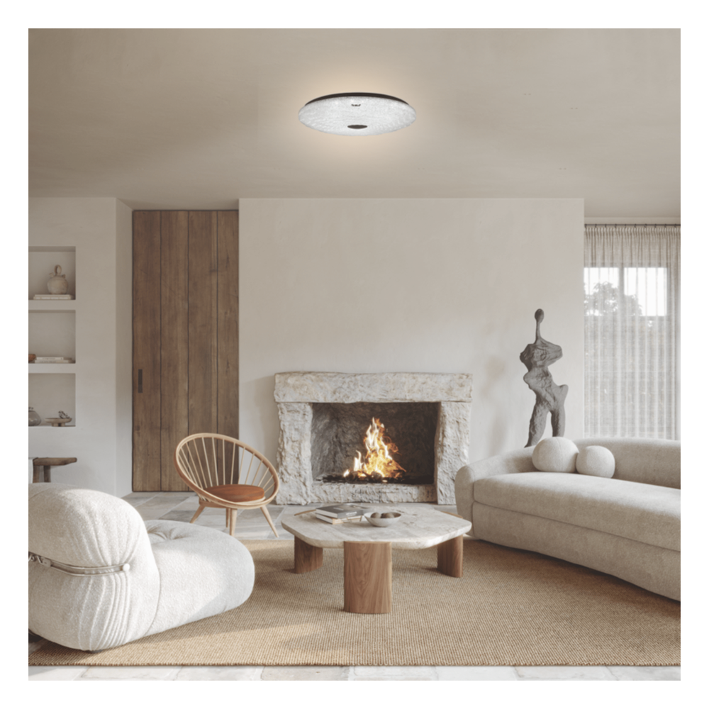 Lámpara de Techo LED / 40W / 3000 Lúmenes / 3 Temperaturas de Color (2700K-6500K) / IP20 Interior / Vida Útil 50,000 Horas / Material Aluminio y PC