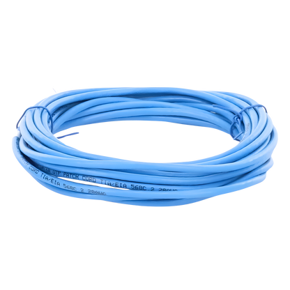 Cable de Parcheo Slim UTP Cat6A - 3 Metros (9.84 Pies) Azul, Diámetro Reducido (28 AWG)